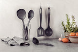 Every Chef Nylon 5 Pc Utensils Set in Black