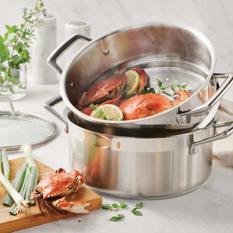 5 Quart Stainless Steel Steamer Set