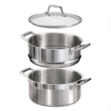 80120/523DS - ENSEMBLE CUISEUR À VAPEUR 5 QT - 18/10 SS - BASE TRI-PLY - SÉLECTION GOURMET