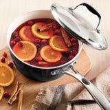 Ceramica Deluxe Ceramic Sauce Pan with Lid