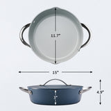 Fiora 4.25 Quart Multipurpose Ceramic Nonstick Pan