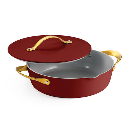 Fiora 4.25 Quart Multipurpose Ceramic Nonstick Pan