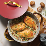 Fiora 4.25 Quart Multipurpose Ceramic Nonstick Pan