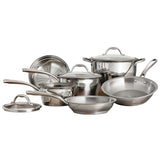 9 Pc Allegra Stainless Steel Cookware Set