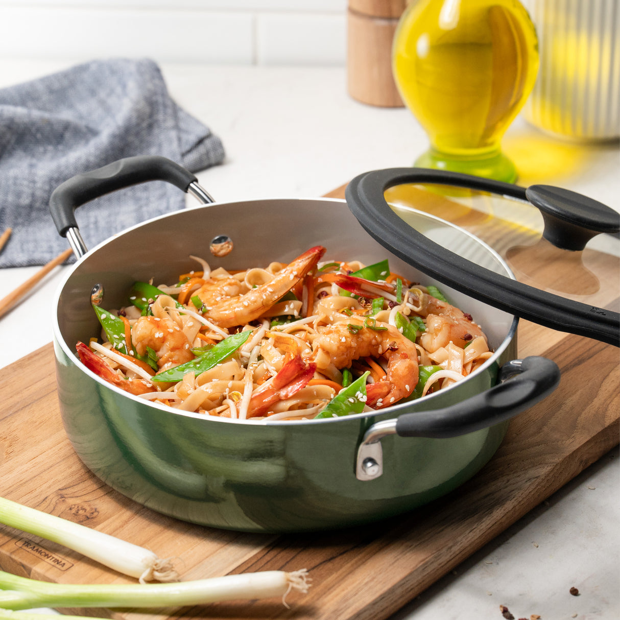 Nesting 11 Piece Ceramic Nonstick Cookware Set