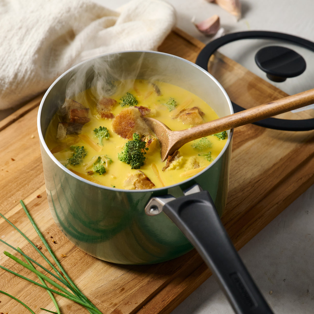 Nesting 11 Piece Ceramic Nonstick Cookware Set