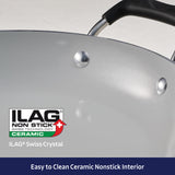 Nesting 11 Piece Ceramic Nonstick Cookware Set