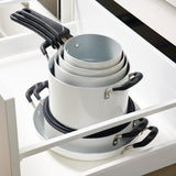 Nesting 11 Piece Ceramic Nonstick Cookware Set