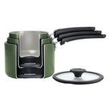 Nesting 6 Piece Ceramic Nonstick Cookware Set