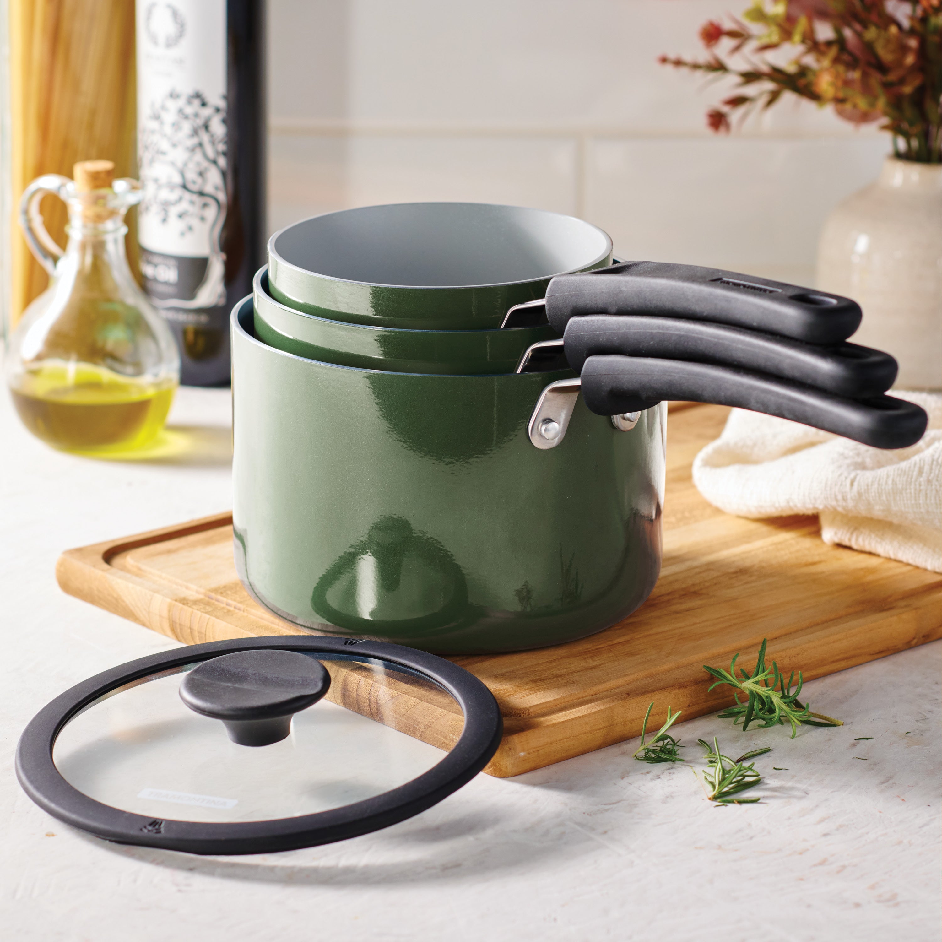 Nesting 6 Piece Ceramic Nonstick Cookware Set – Tramontina Canada