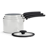 Nesting 6 Piece Ceramic Nonstick Cookware Set