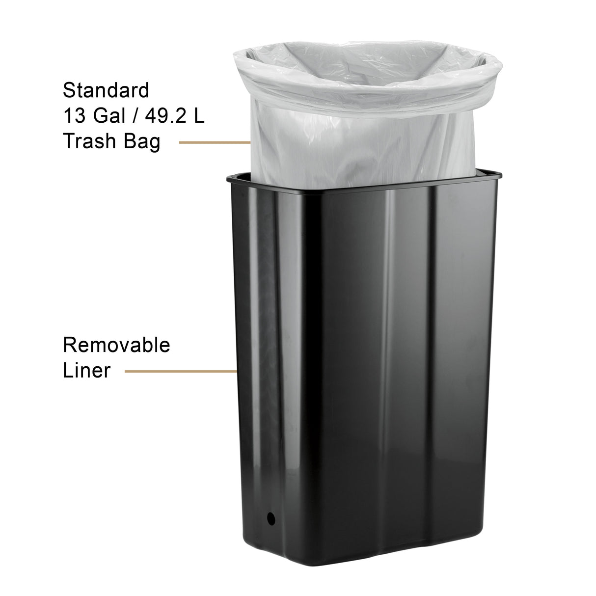Large Stainless Steel Sensor Bin