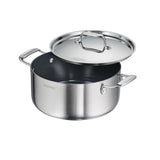 Utsava Tri-Ply Clad Covered Casserole with Ceramic Interior