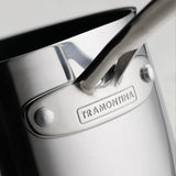 Utsava Tri-Ply Clad 2.2 Qt Covered Saucepan with Ceramic Interior