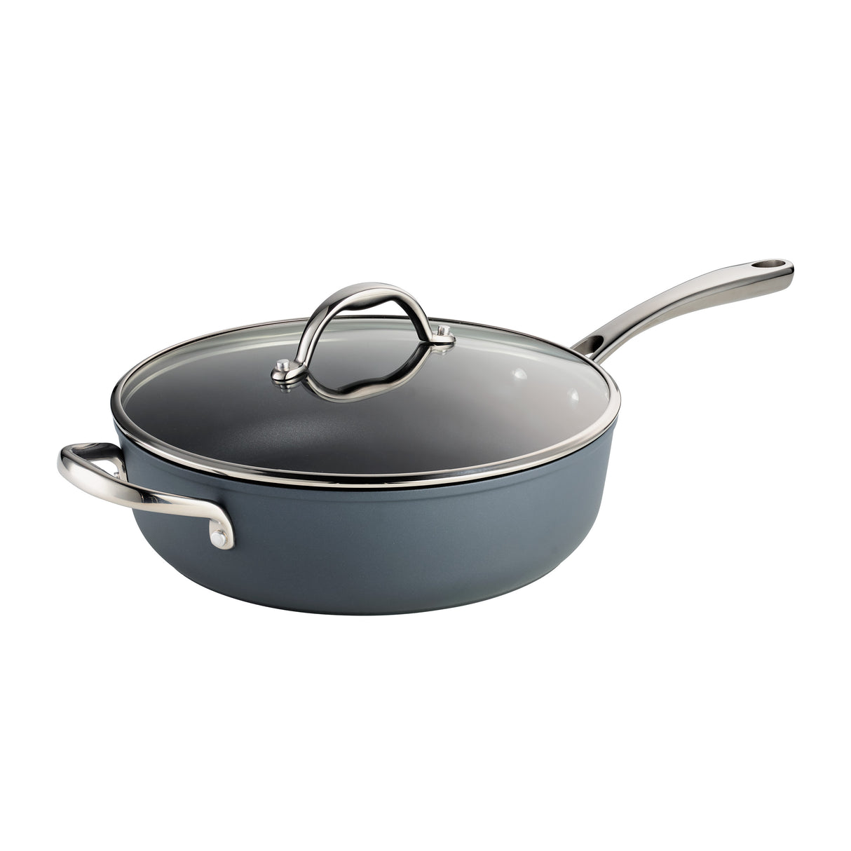 9 Piece Induction Nonstick Cookware Set - Slate Gray
