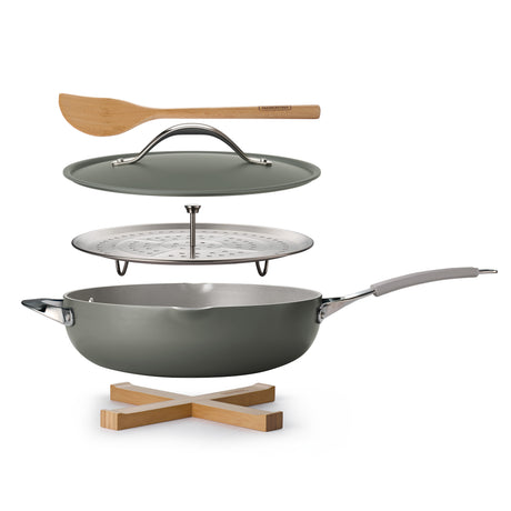 All in One Plus Pan, 5 Quart Ceramic Non Stick