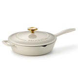 Bestow 10 Inch Enameled Cast-Iron  Covered Skillet