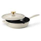 Bestow 10 Inch Enameled Cast-Iron  Covered Skillet