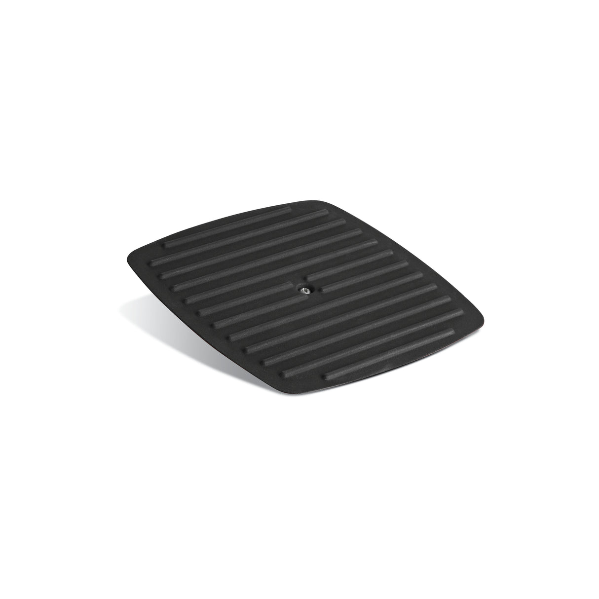 Bestow 11 in Enameled Cast-Iron  Grill Pan with Press - Gradated Red
