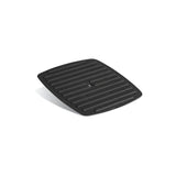 Bestow 11 in Enameled Cast-Iron  Grill Pan with Press - Gradated Red