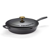 Bestow 12 Inch Enameled Cast Iron Skillet with Lid
