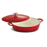 Bestow 4 Quart Enameled Cast-Iron Covered Braiser