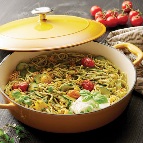 Bestow 4 Quart Enameled Cast-Iron Covered Braiser
