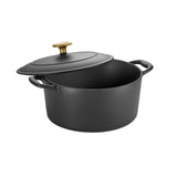 Bestow 5.5 Quart Enameled Cast Iron Covered Round Dutch Oven