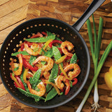 Wok 10 po - Rond - Acier au carbone