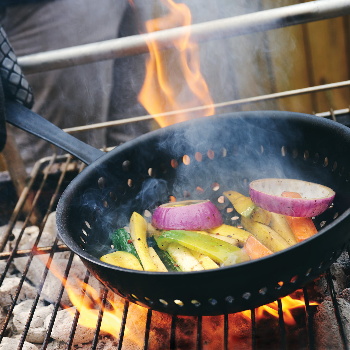 Wok 10 po - Rond - Acier au carbone