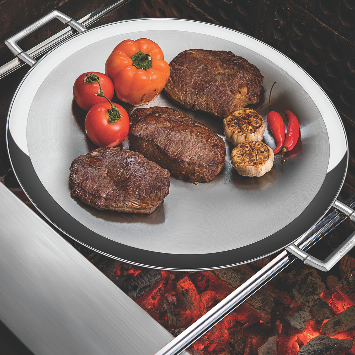 17.25 In Griddle Pan - Round - Tpc