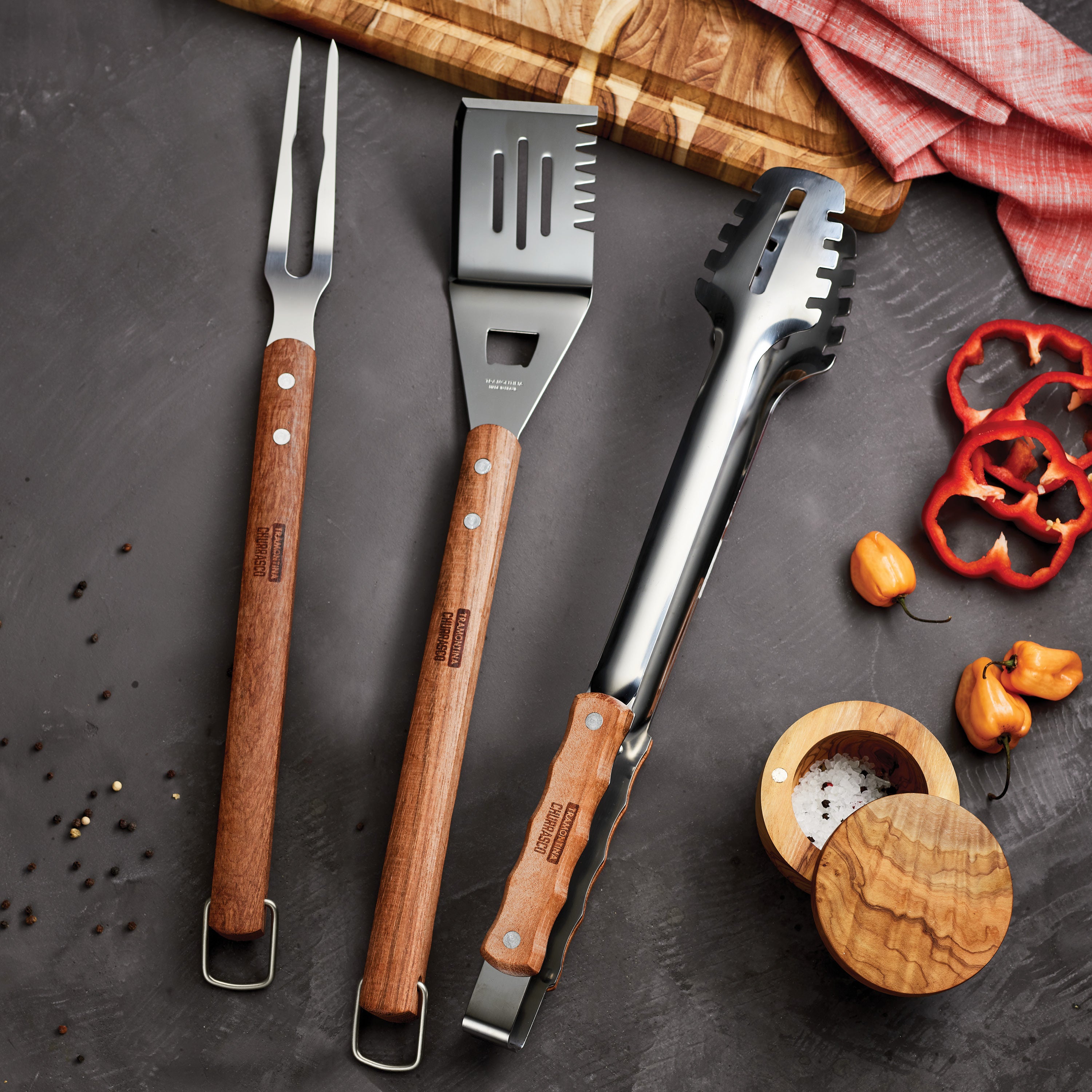 Churrasco BBQ 3 Piece Tool Set – Tramontina Canada