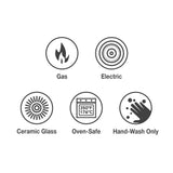 Ember Carbon Steel Fry Pan - with Silicone Grip