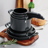Nesting 11 Piece Nonstick Cookware Set
