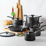 Nesting 11 Piece Nonstick Cookware Set