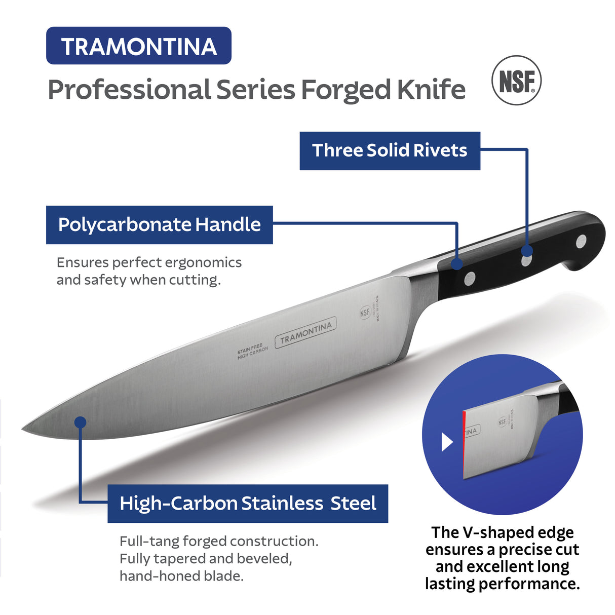 Professional 7 Piece Forged Knife Block Set