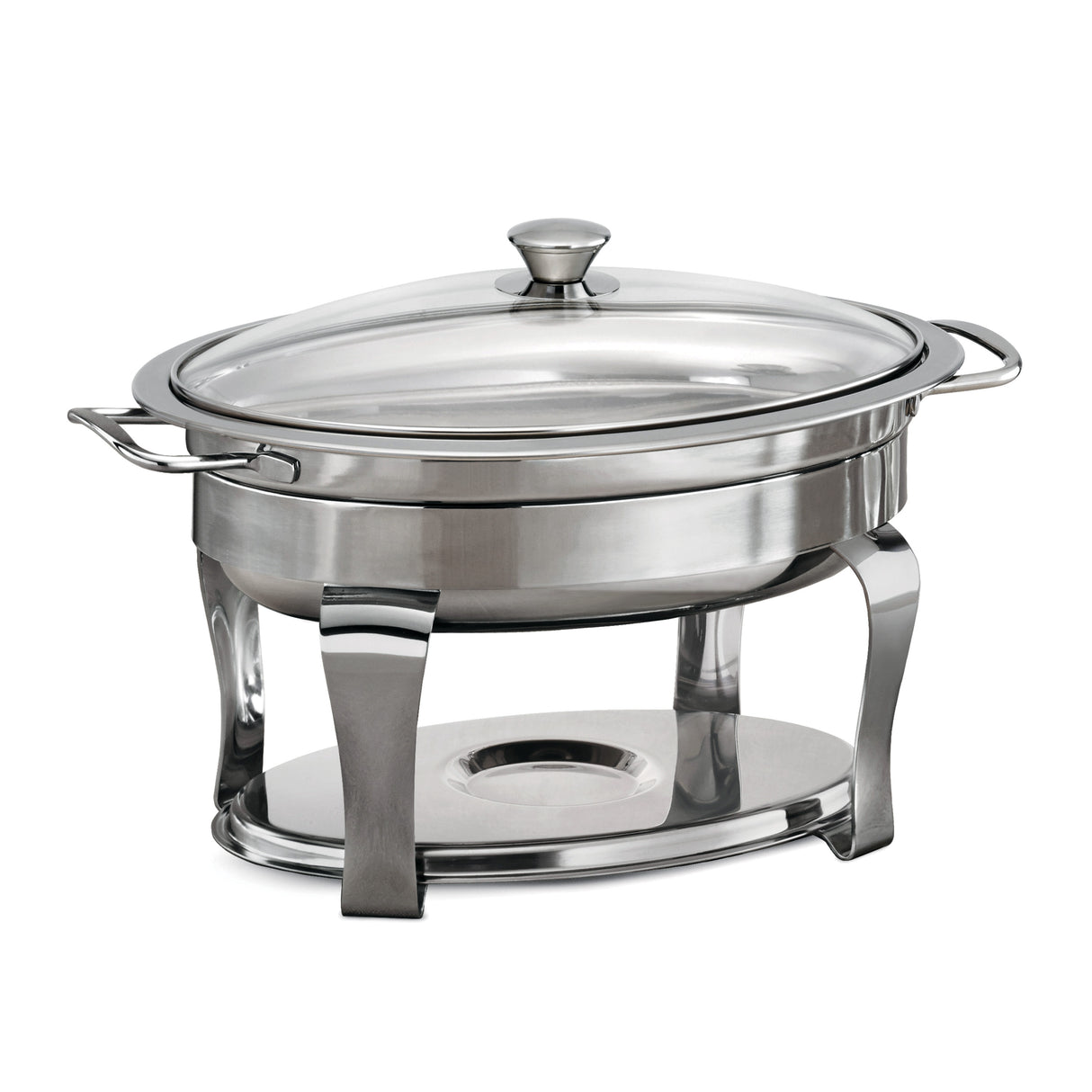 Proline 4.2 Quart Stainless Steel Oval Chafing Dish