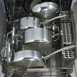 Tri-Ply Clad Stainless Steel Cookware Set with Glass Lids
