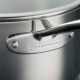 Tri-Ply Clad Stainless Steel Cookware Set with Glass Lids