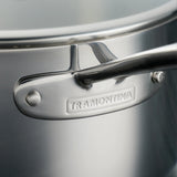 Tri-Ply Clad Covered Stainless Steel Covered Sauce Pan - Glass Lid