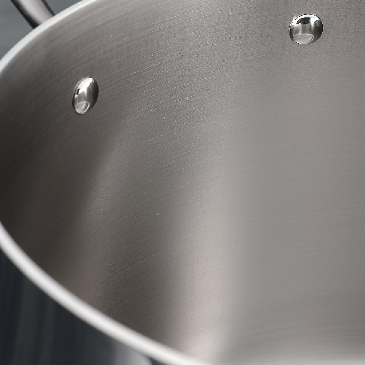 Tri-Ply Clad Covered Stainless Steel Covered Sauce Pan - Glass Lid