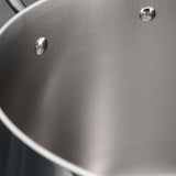 Tri-Ply Clad Covered Stainless Steel Covered Sauce Pan - Glass Lid