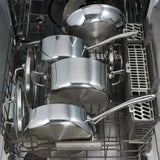 Tri-Ply Clad 5 Quart Stainless Steel Covered Dutch Oven - Glass Lid