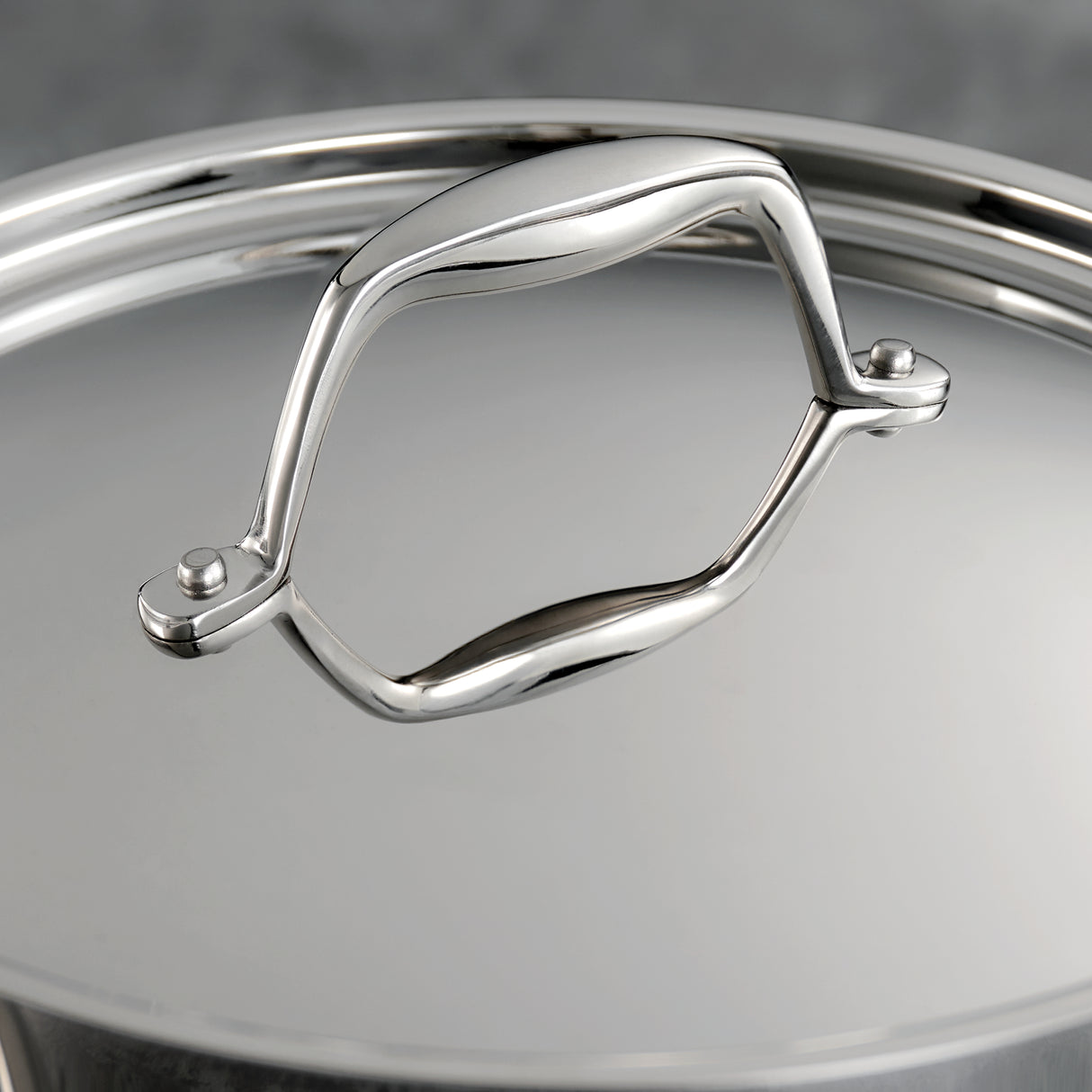 Signature 8 Quart Tri-Ply Clad Stainless Steel Covered Stock Pot