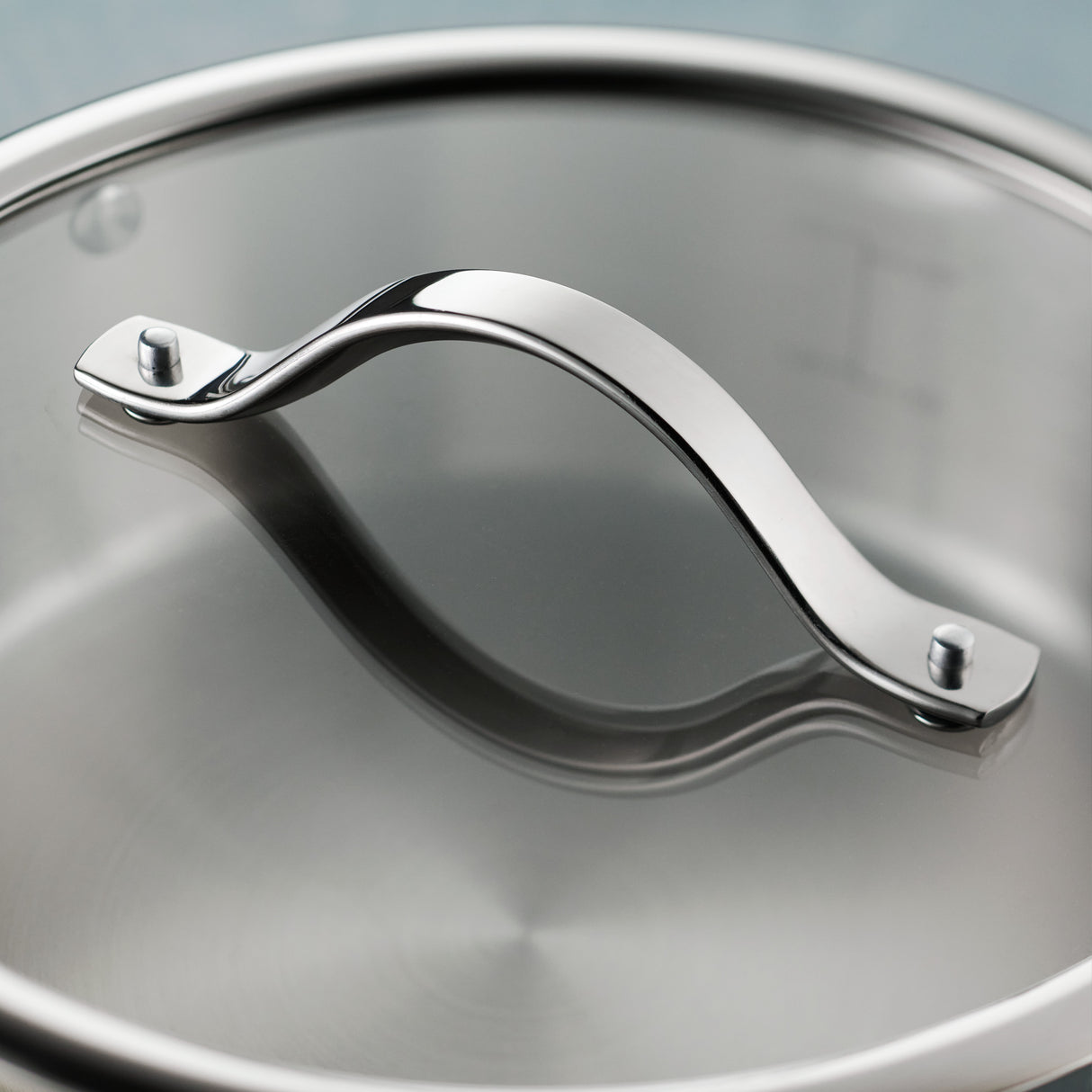 Tempo Tri-Ply Base Stainless Steel Covered Saucepan