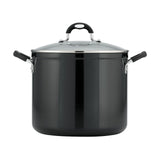 Tramontina Aluminum Nonstick Covered Stock Pot - Charcoal Gray