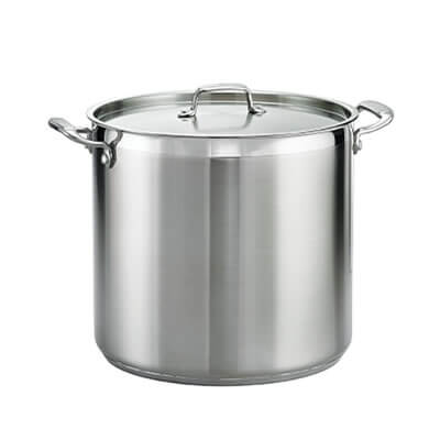 Tramontina Covered Stock Pot Stainless Steel 24-Quart